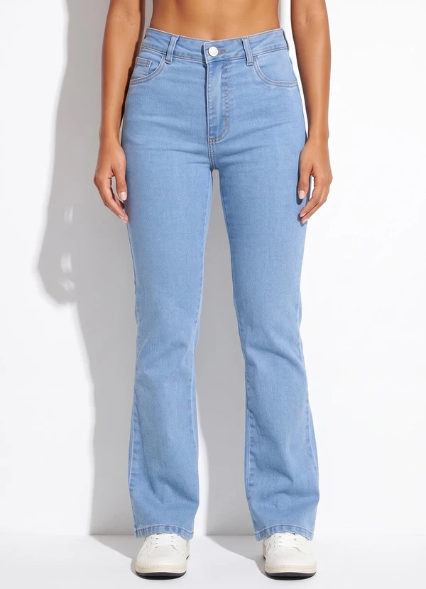 Sawary Jeans - Calça Jeans Flare Azul
