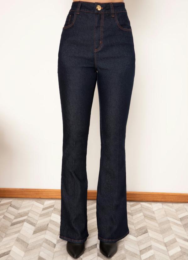 Quintess - Calça Jeans Flare com Vinco 5