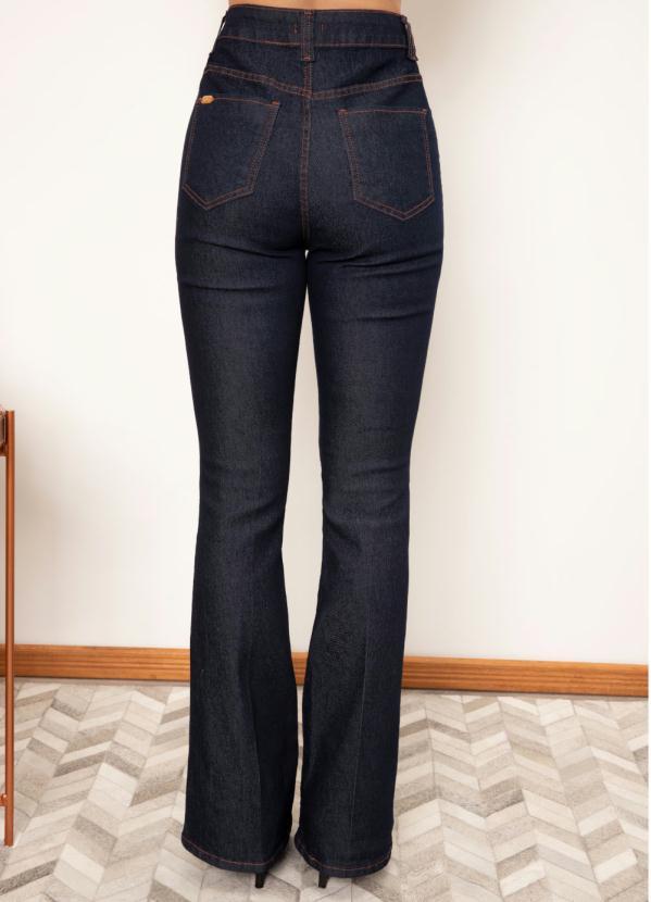 Quintess - Calça Jeans Flare com Vinco 6
