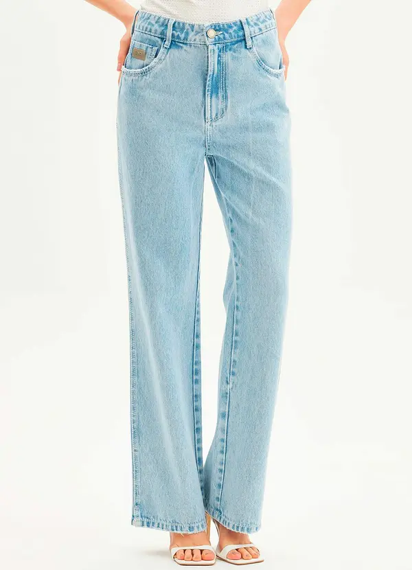 Lança Perfume - Calça Jeans Full Length High Azul