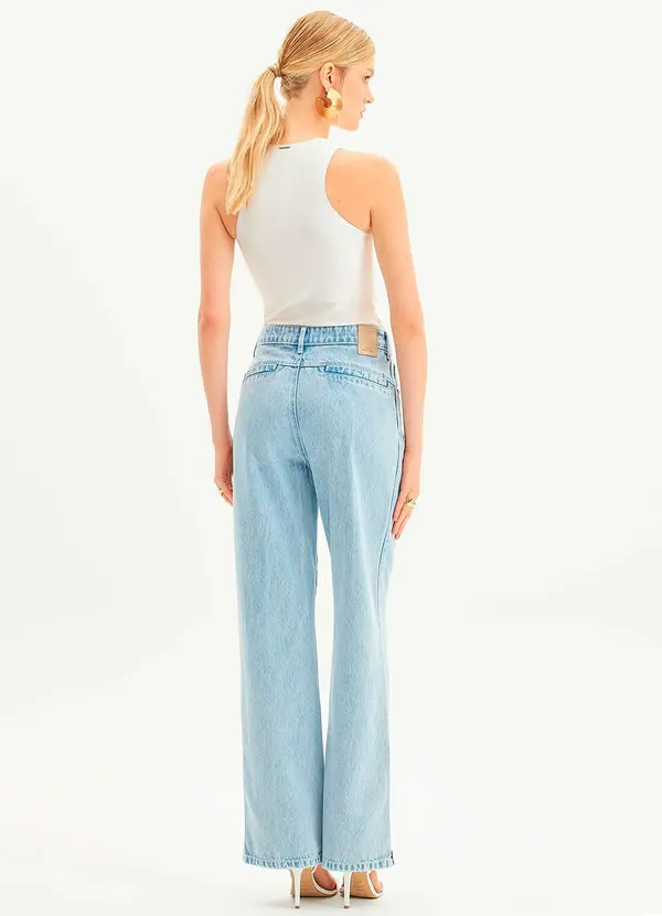 Lança Perfume - Calça Jeans Full Length High Azul 4
