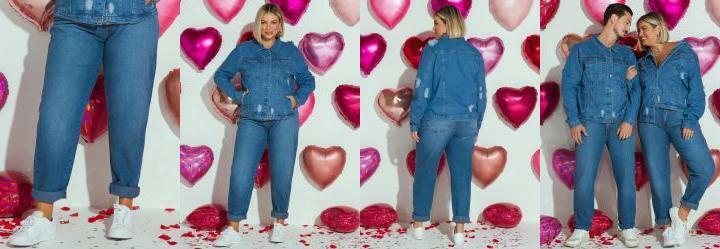 Cala Jeans Genderless com Bolsos Funcionais