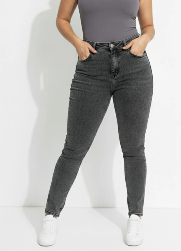 Sawary Jeans - Calça Jeans Hot Pants Cinza