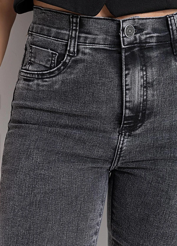 Sawary Jeans - Calça Jeans Hot Pants Cinza 12