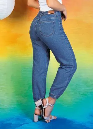 Sawary Jeans - Calça Jeans Jogger Sawary com Bolsos Funcionais - SAWARY JEANS