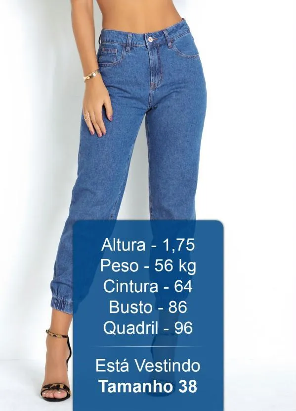 Sawary Jeans - Calça Jeans Jogger Sawary com Bolsos Funcionais 3