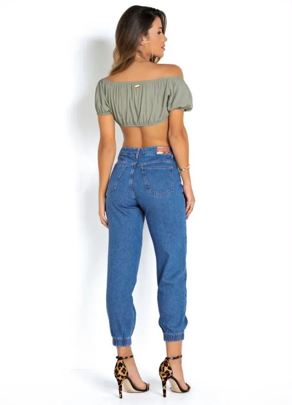 Sawary Jeans - Calça Jeans Jogger Sawary com Bolsos Funcionais 5