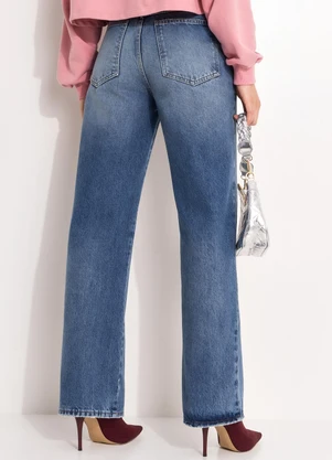 Colcci - Calça Jeans Leoni Low com Cinto Azul - COLCCI