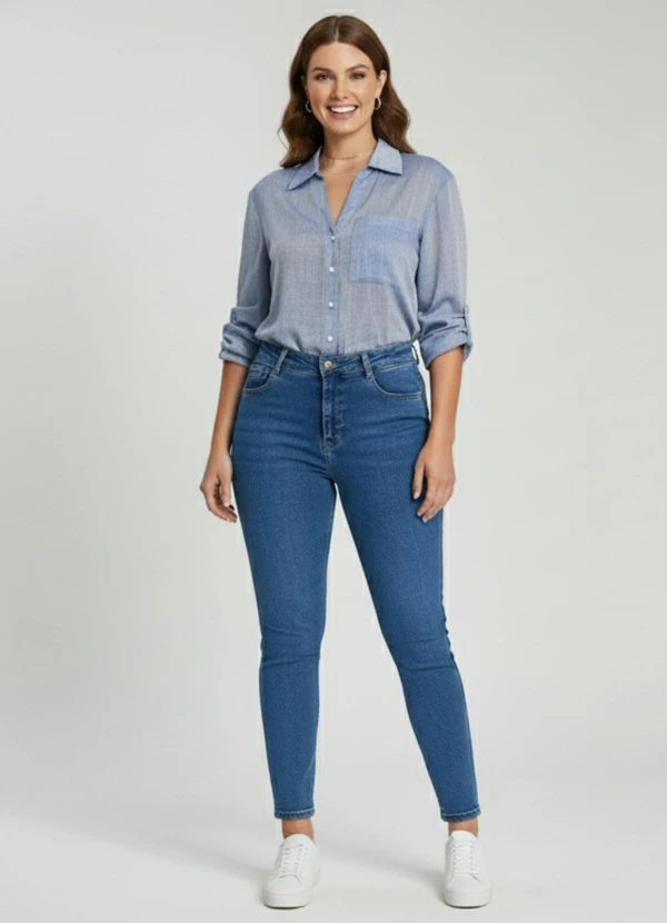 Sawary Jeans - Calça Jeans Levanta Bumbum Azul 3