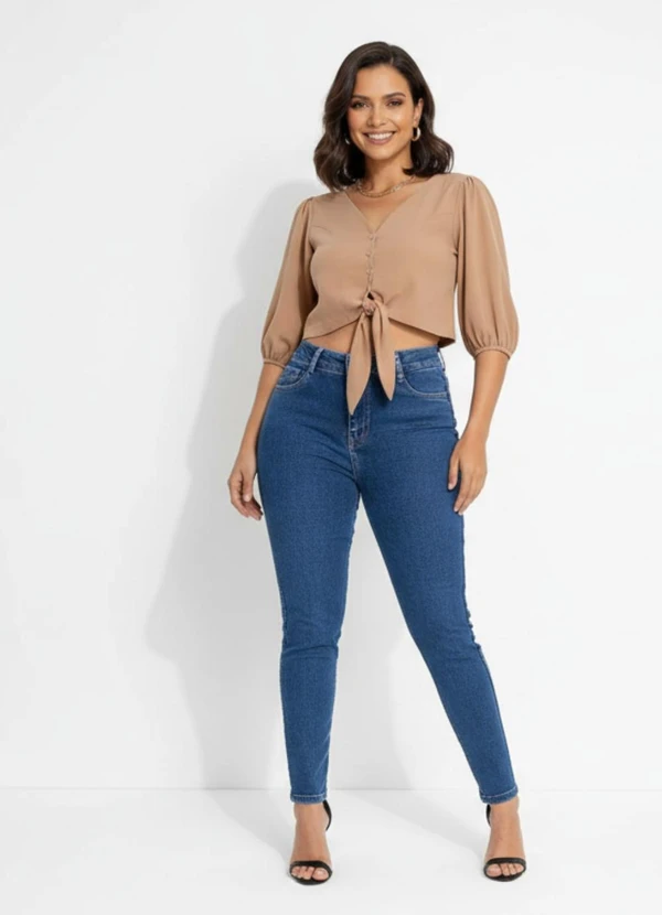 Sawary Jeans - Calça Jeans Levanta Bumbum Azul 7