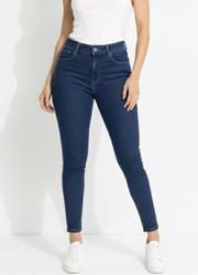 Cal�a Jeans Levanta Bumbum Azul