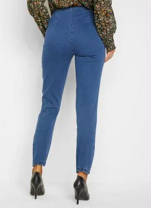 bonprix - Calça Jeans Médio em Jeans - BONPRIX