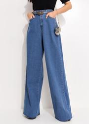 Cal�a Jeans M�dio em Jeans