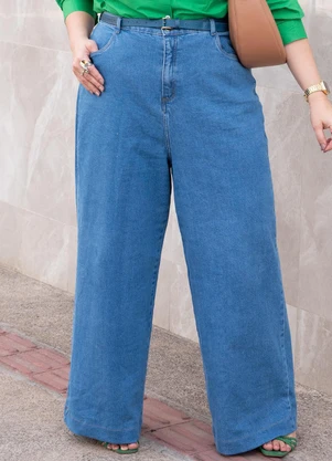 Quintess - Calça Jeans Médio em Jeans - QUINTESS