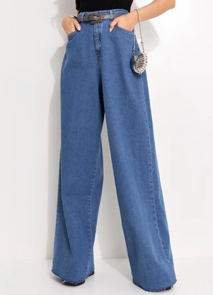 Quintess - Calça Jeans Médio em Jeans - QUINTESS