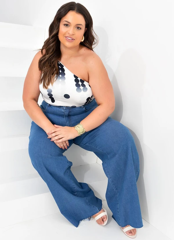 Quintess - Calça Jeans Médio em Jeans 18