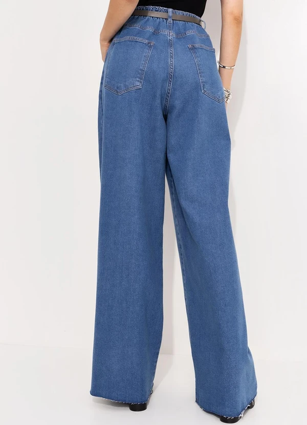 Quintess - Calça Jeans Médio em Jeans 2