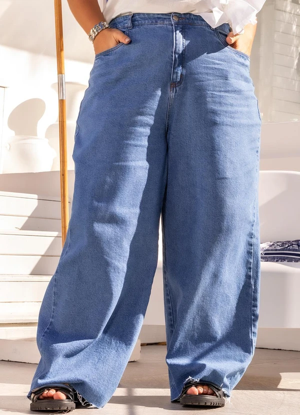 Quintess - Calça Jeans Médio em Jeans 6