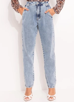 Quintess - Calça Jeans Médio em Jeans - QUINTESS