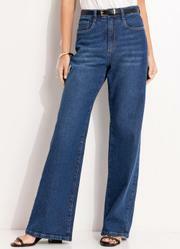 Cala Jeans Mdio em Jeans
