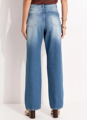 Quintess - Calça Jeans Médio em Jeans - QUINTESS