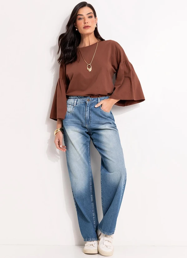 Quintess - Calça Jeans Médio em Jeans 9