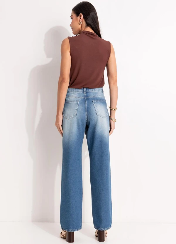 Quintess - Calça Jeans Médio em Jeans 8
