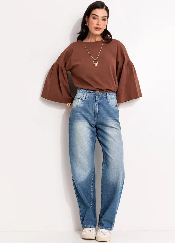 Quintess - Calça Jeans Médio em Jeans 7