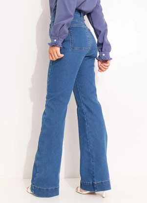 Quintess - Calça Jeans Médio em Jeans - QUINTESS