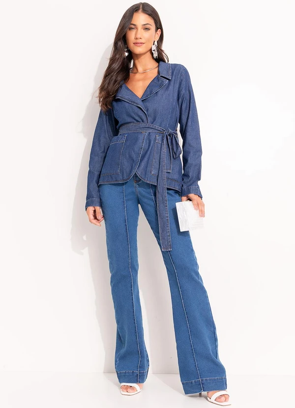 Quintess - Calça Jeans Médio em Jeans 5