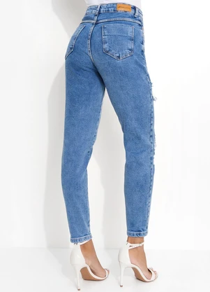 Sawary Jeans - Calça Jeans Médio Mom Jeans - SAWARY JEANS