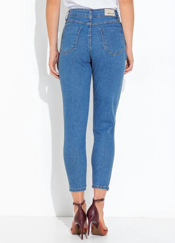 Sawary Jeans - Calça Jeans Médio Mom Jeans 2