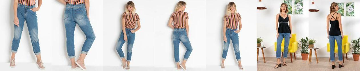 Cala Jeans Mom Azul Mdio