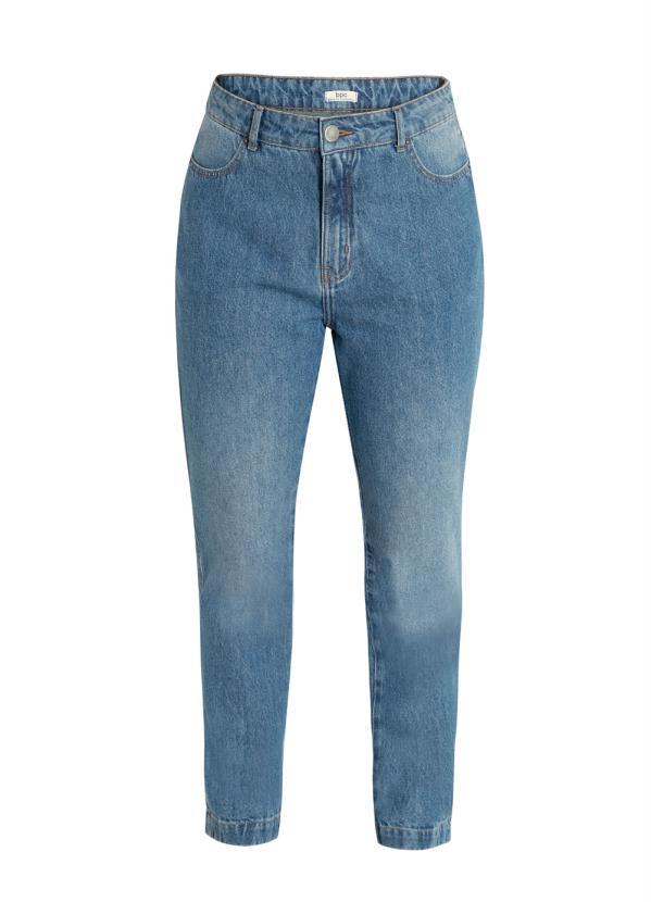 Outlet - Calça Jeans Mom Azul Médio 13