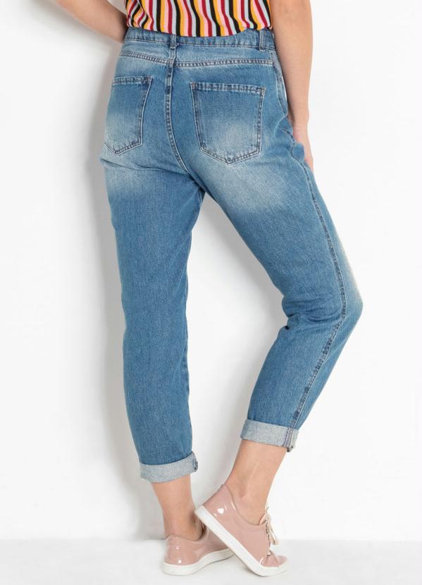 Outlet - Calça Jeans Mom Azul Médio 2