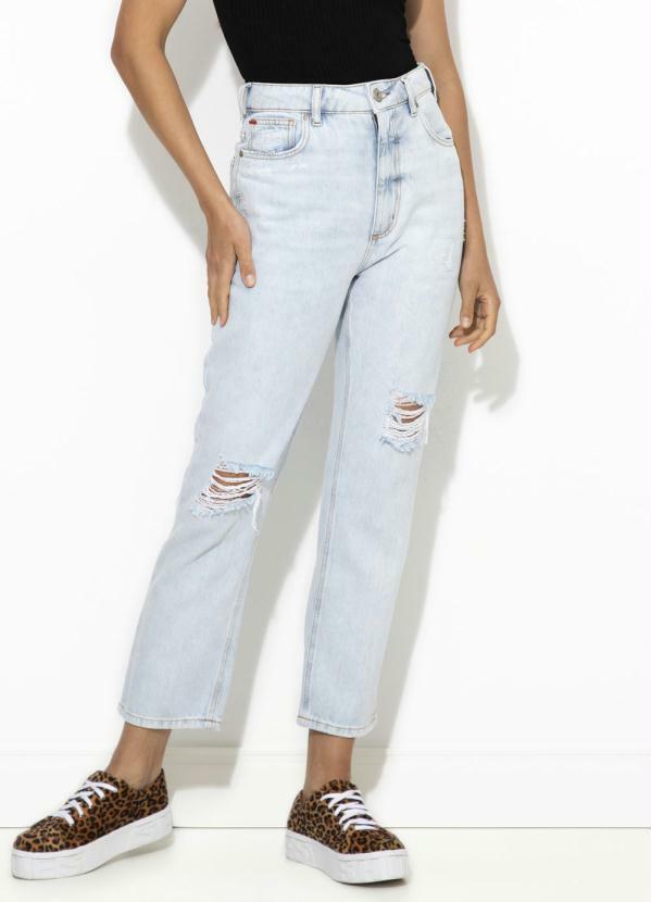 Forum - Calça Jeans Mom Azul