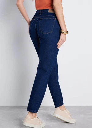 Meu Jeans - Calça Jeans Mom Clay Cintura Alta Azul - MEU JEANS