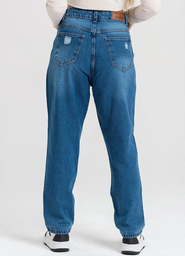 Meu Jeans - Calça Jeans Mom Gaia Azul 2