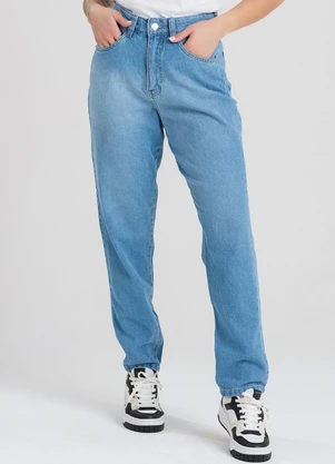 Meu Jeans - Calça Jeans Mom Irina Azul - MEU JEANS