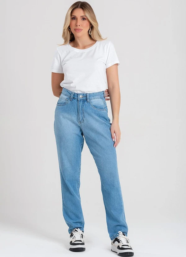 Meu Jeans - Calça Jeans Mom Irina Azul 3