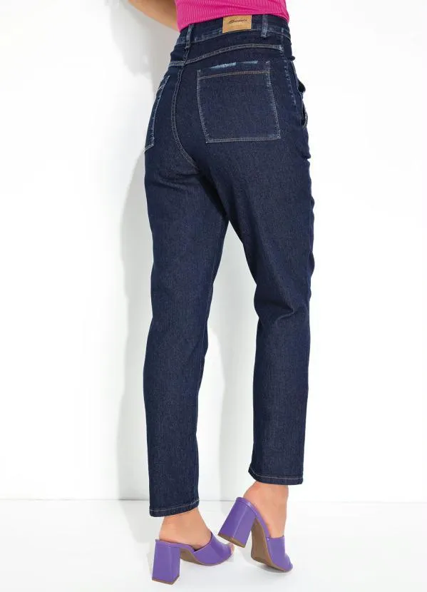 Sawary Jeans - Calça Jeans Mom Jeans com Bolsos Sawary 2