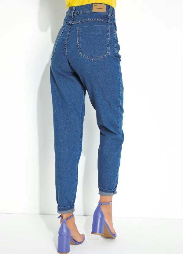 Sawary Jeans - Calça Jeans Mom Jeans com Botões Sawary 2