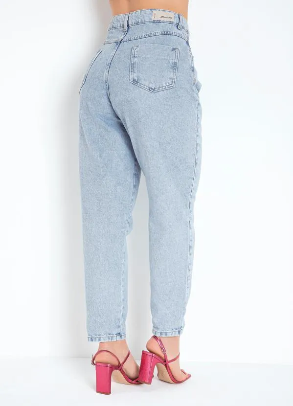 Sawary Jeans - Calça Jeans Mom Jeans com Detalhe Vazado Sawary 2