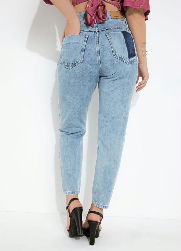 Sawary Jeans - Calça Jeans Mom Jeans com Efeito Reserva Sawary 2