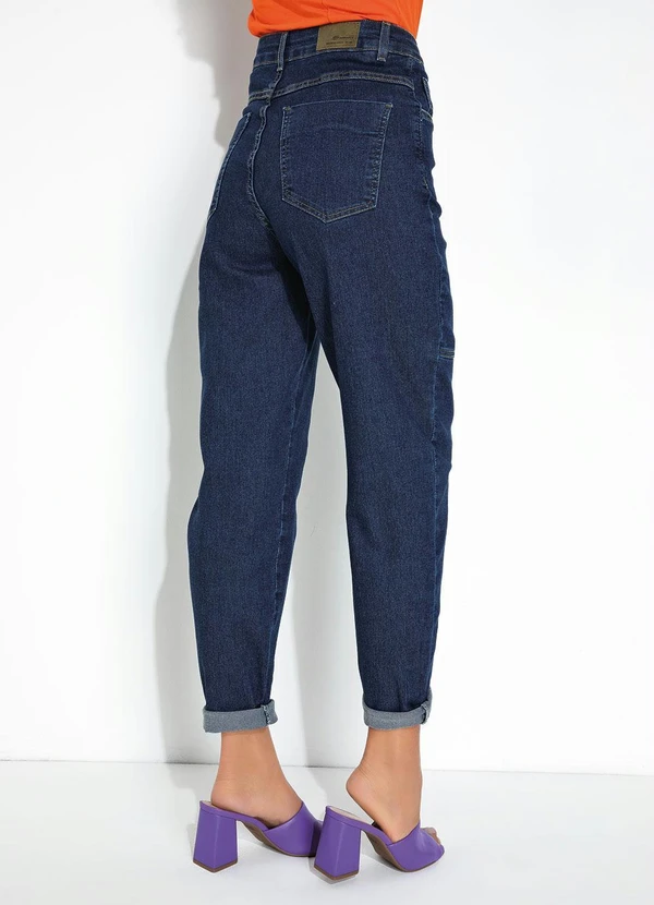 Sawary Jeans - Calça Jeans Mom Jeans com Recortes Sawary 5