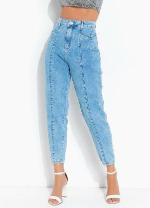 Cala (Jeans) Mom Jeans com Recortes Sawary