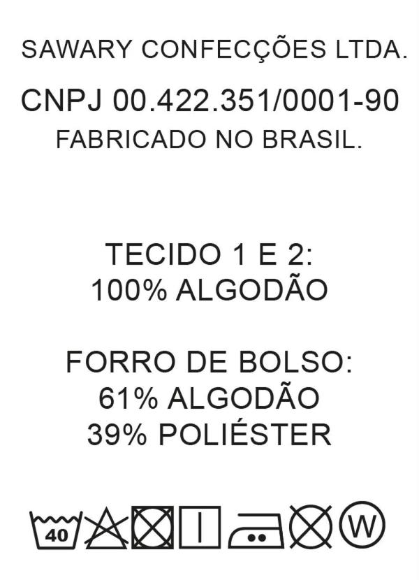 Outlet - Calça Jeans Mom Jeans Contrastante Sawary 4