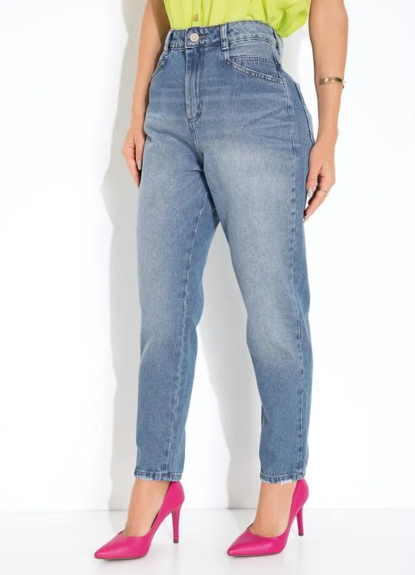 Sawary Jeans Calça Jeans Mom Jeans Sawary