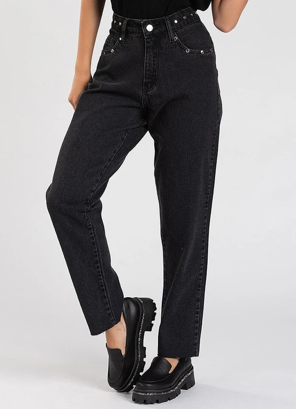 Meu Jeans - Calça Jeans Mom Loretta Preto
