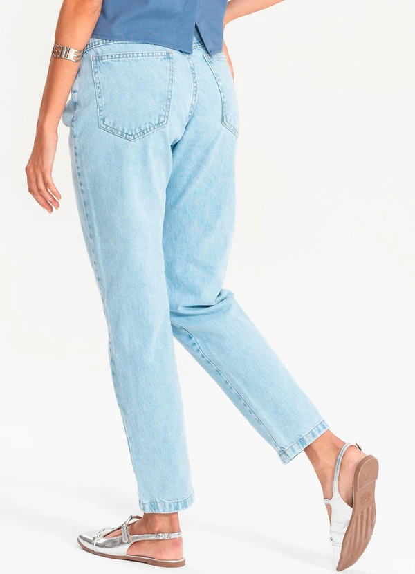 Meu Jeans - Calça Jeans Mom Olivia Jeans Claro Azul 2